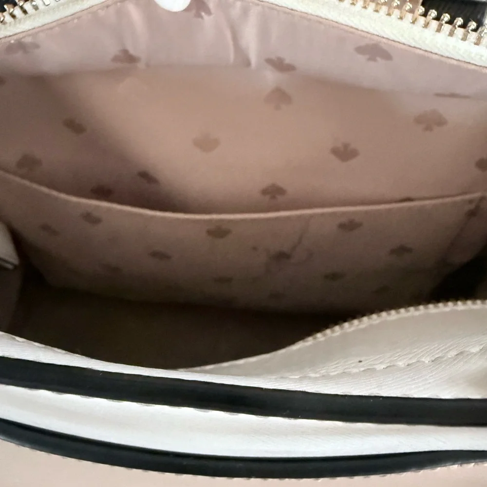 Kate Spade New York | Blush Nude Colorblock Leather Satchel - Picture 7 of 10